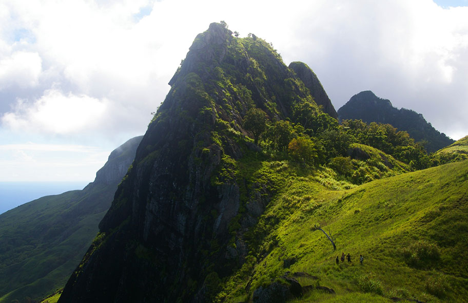 Wanderungen auf Fidschi Berg Fiji Wanderung