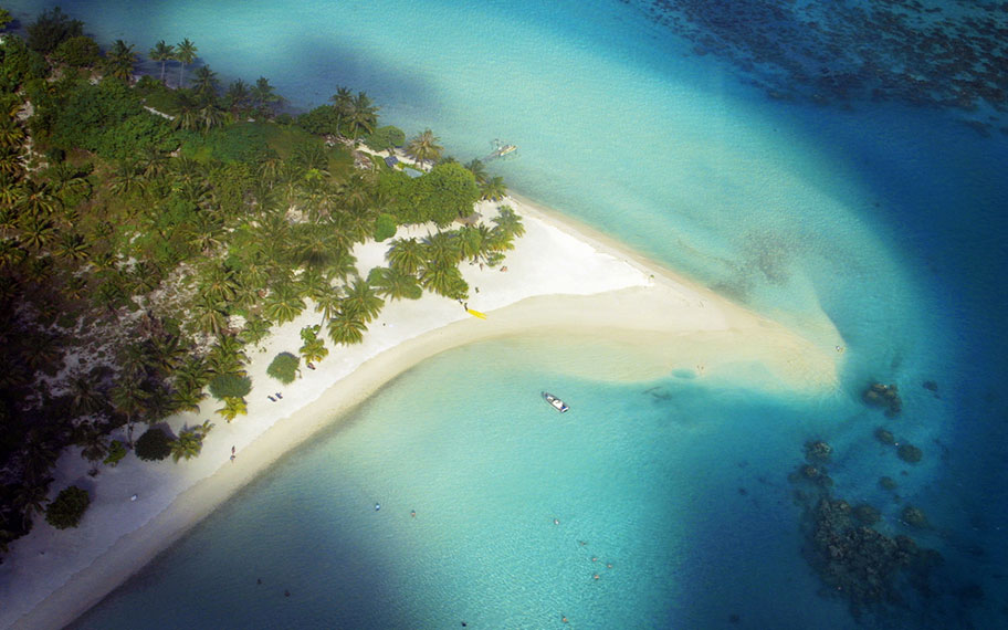 Bora Bora Matira Beach Top Strände der Südsee Matira Beach Bora Bora