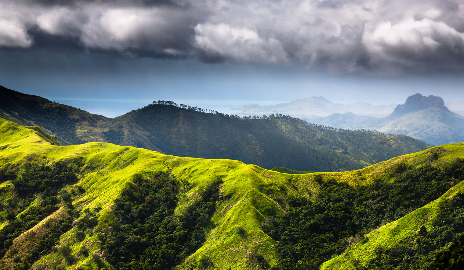 Berg Fiji Wanderung